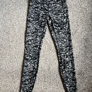 Lululemon Athletica Monochrome Patterned Leggings